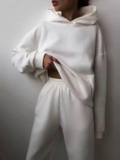 Ensemble sweat à capuche et pantalon de jogging pour femmes