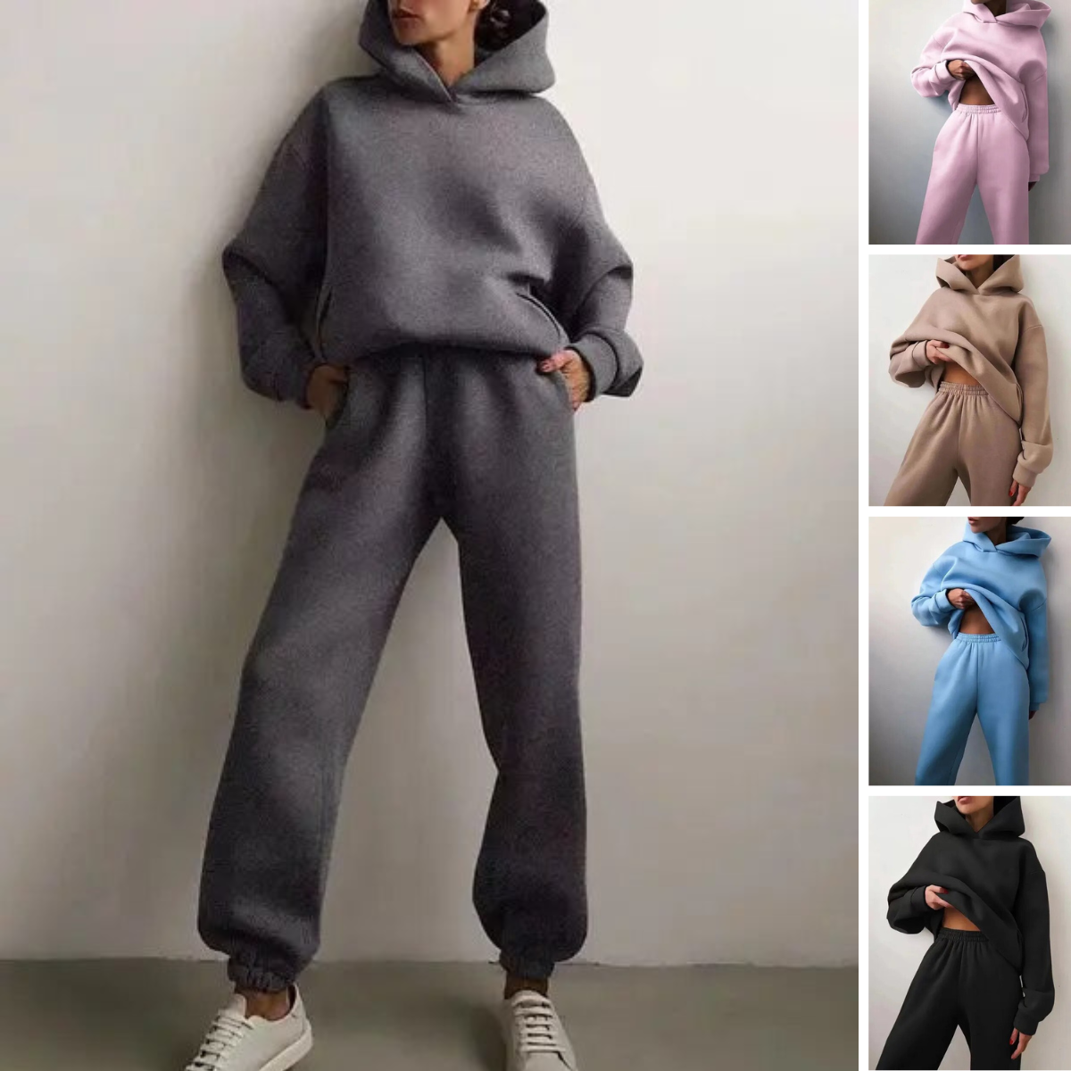 Ensemble sweat à capuche et pantalon de jogging pour femmes