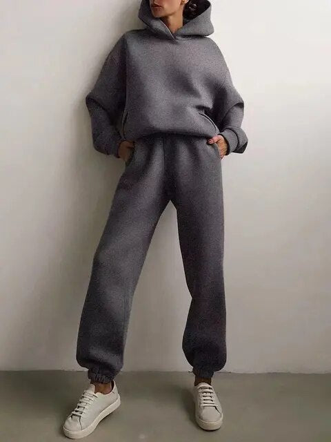 Ensemble sweat à capuche et pantalon de jogging pour femmes