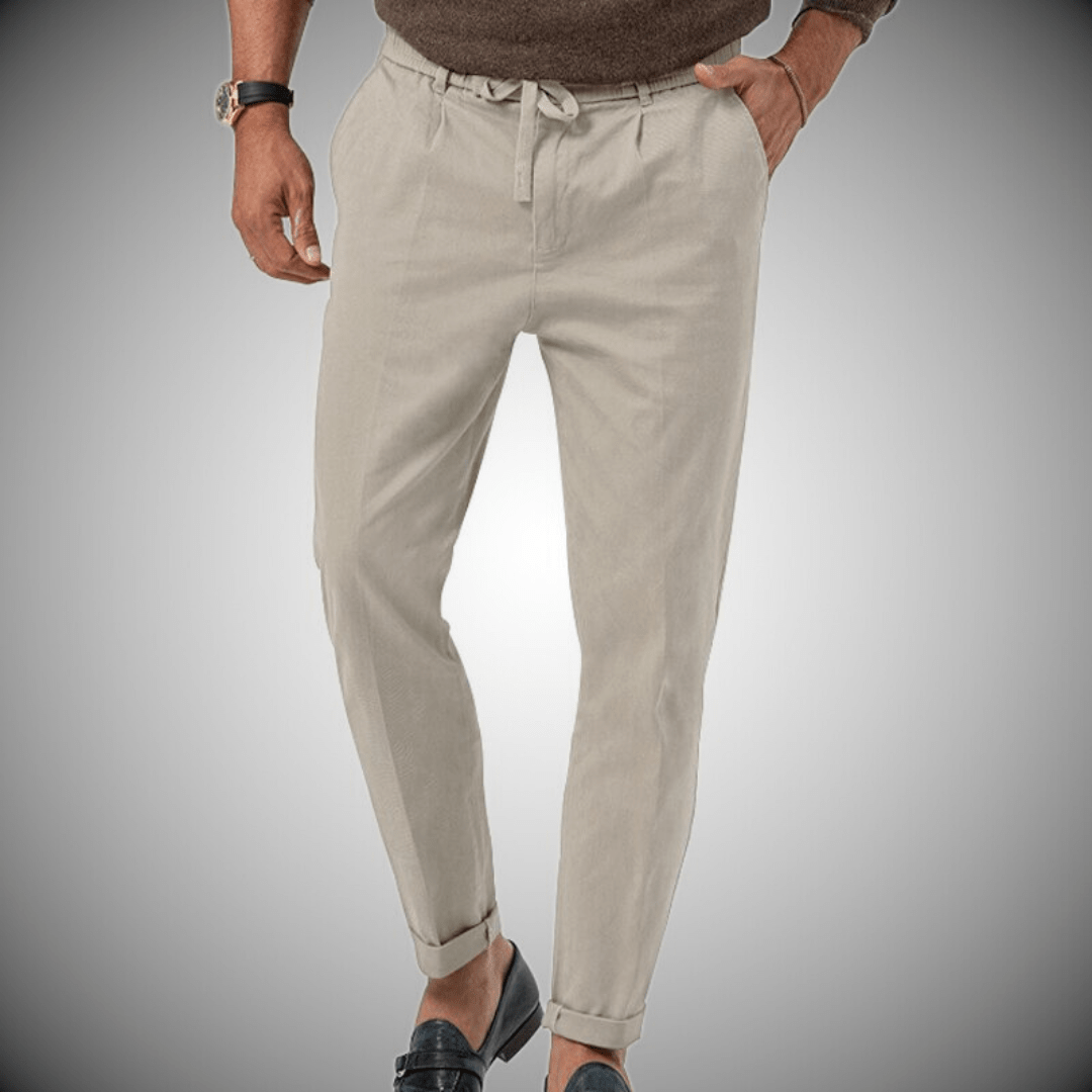High-quality linen pants for men
