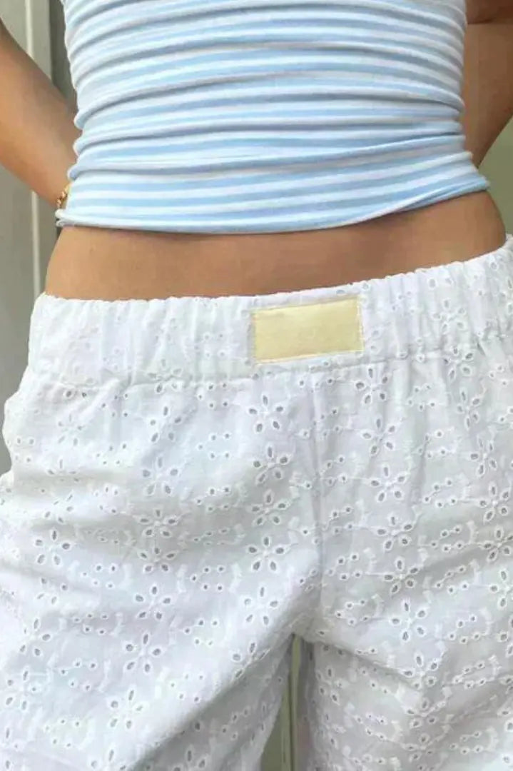 Pantaloni a taglio dritto con vita alta da donna