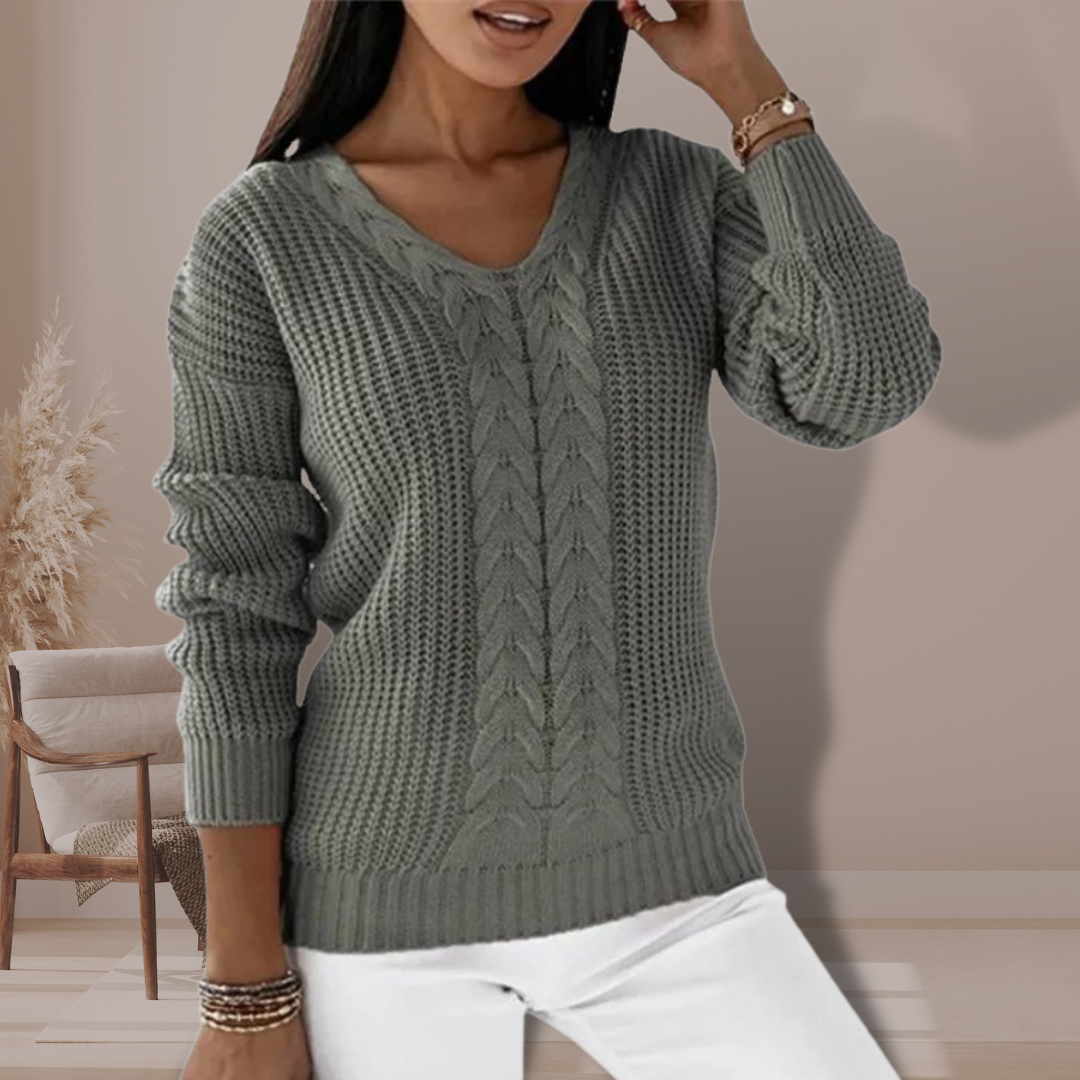Pull en tricot plat pour femmes | Parfait pour toutes les saisons