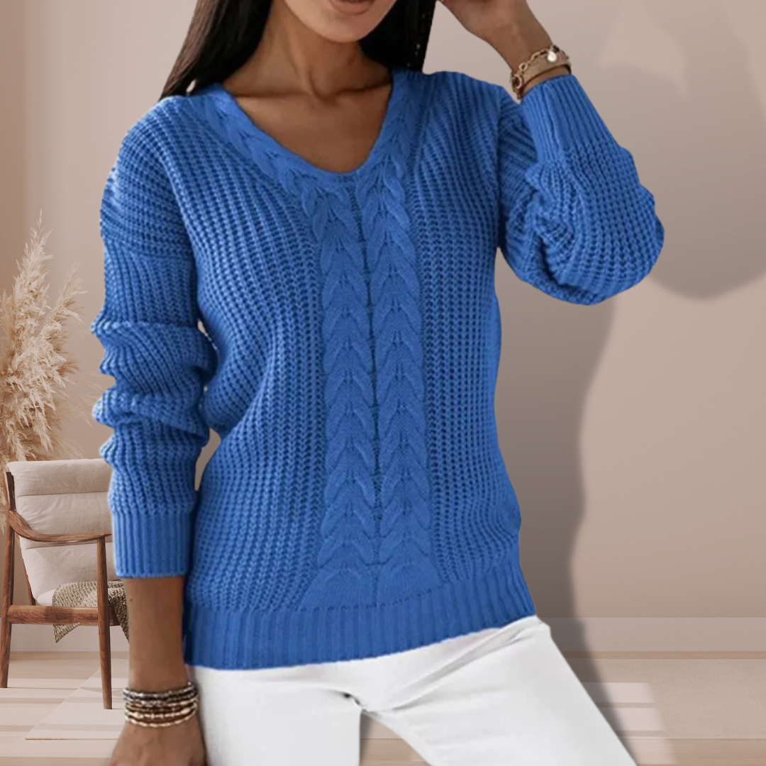 Pull en tricot plat pour femmes | Parfait pour toutes les saisons