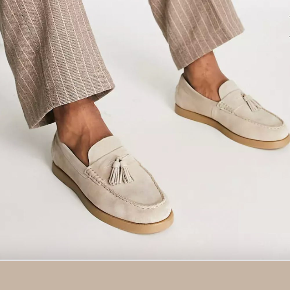 Leno - Super stylische und bequeme Leder-Slipper für Männer