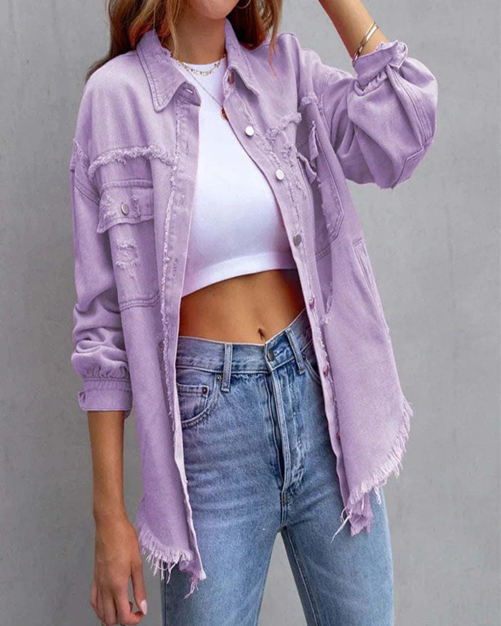 Émile getragene Jeansjacke - zeitloser Stil mit modernem Touch