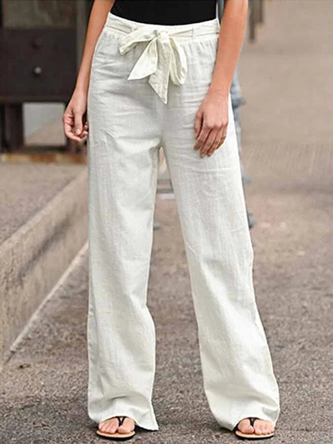 Karina - Luftige Leinenhose