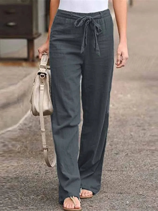 Karina - Luftige Leinenhose