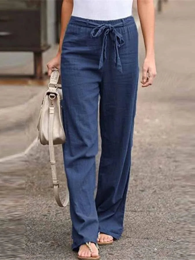 Karina - Luftige Leinenhose