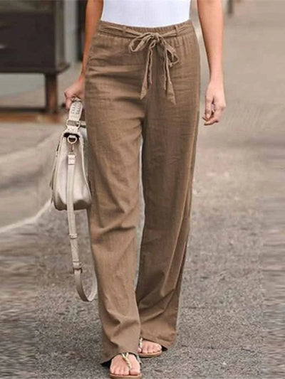 Karina - Luftige Leinenhose