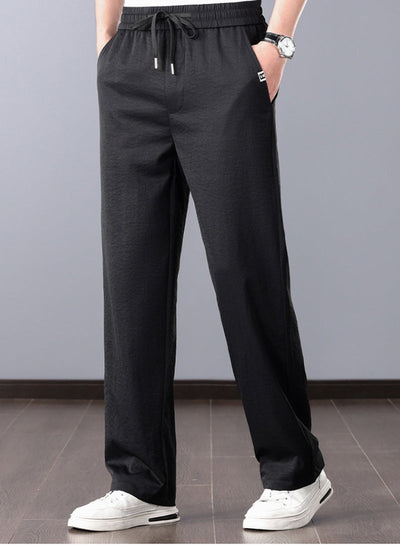 Klassische Leinenhose Herren gerade geschnitten stilvoller Look
