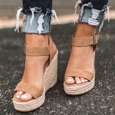 Elviana-Keilsandalen - die perfekte Balance zwischen Stil und Komfort