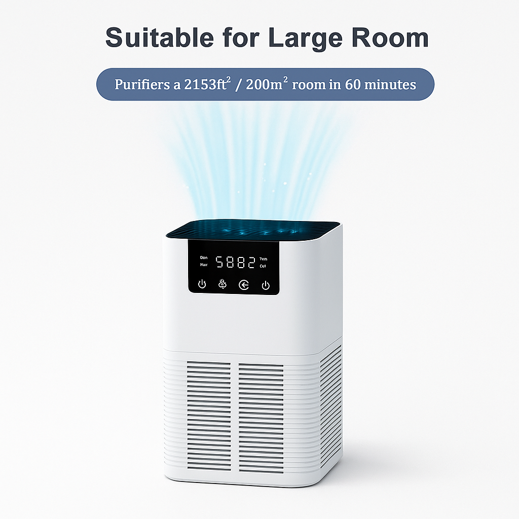 Air Purifier with HEPA Filter and Aromatherapy