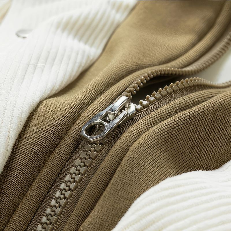 Giacca in velluto con cappuccio per uomo - Foderata