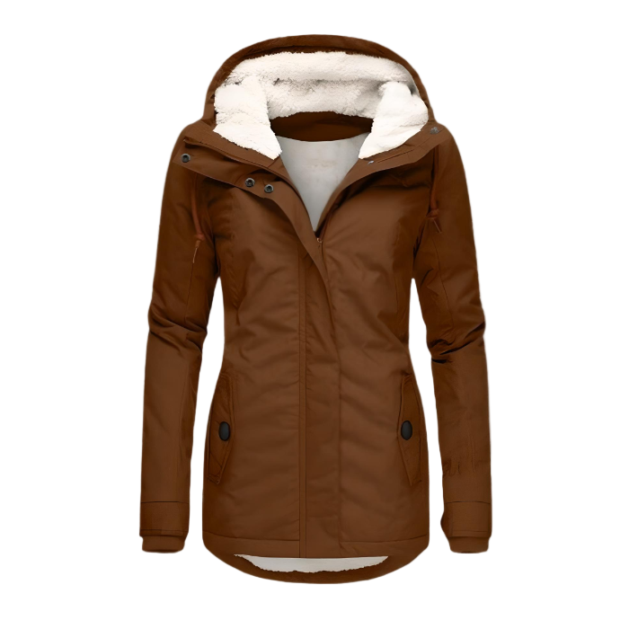 Océane | Long waterproof winter coat for women