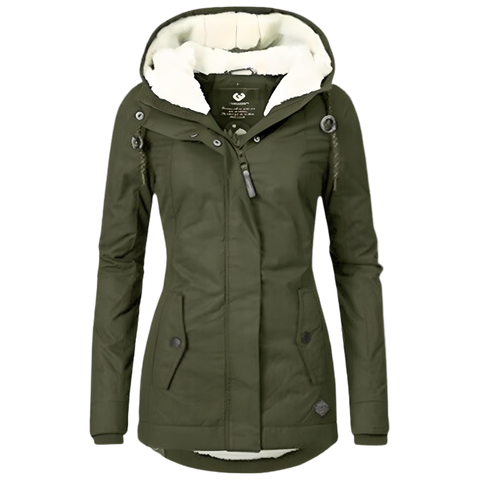 Océane | Long waterproof winter coat for women