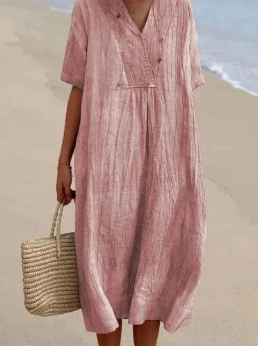 Malina - Luftiges sommerkleid im boho-stil leichtigkeit & komfort