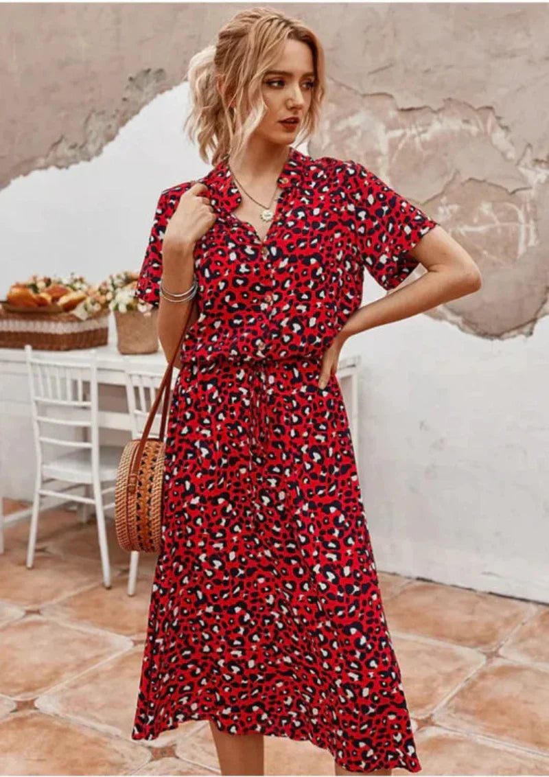 Sommerliches Vintage-Kleid für Frauen - ideal für den Sommer
