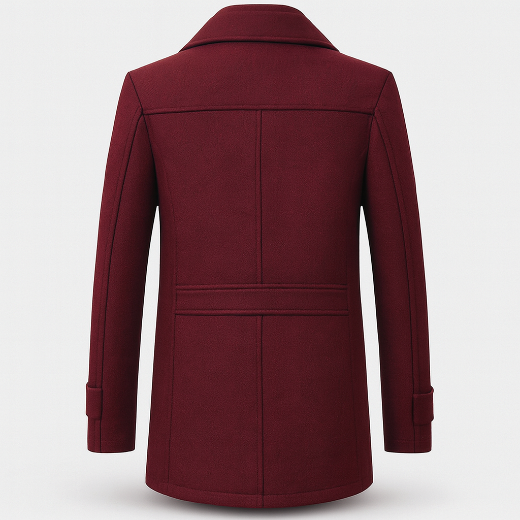 Classic men's wool coat