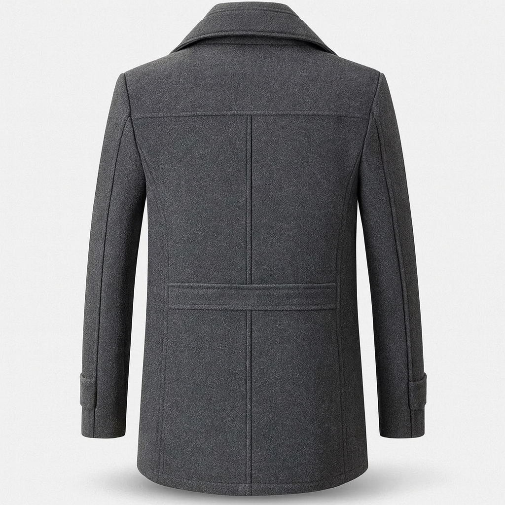 Classic men's wool coat