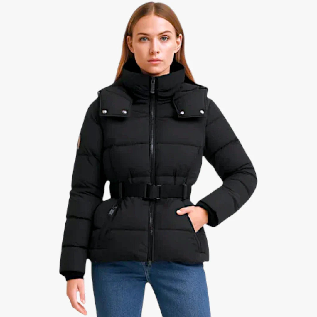 Pufferjacke Belted Wasserdicht für Frauen