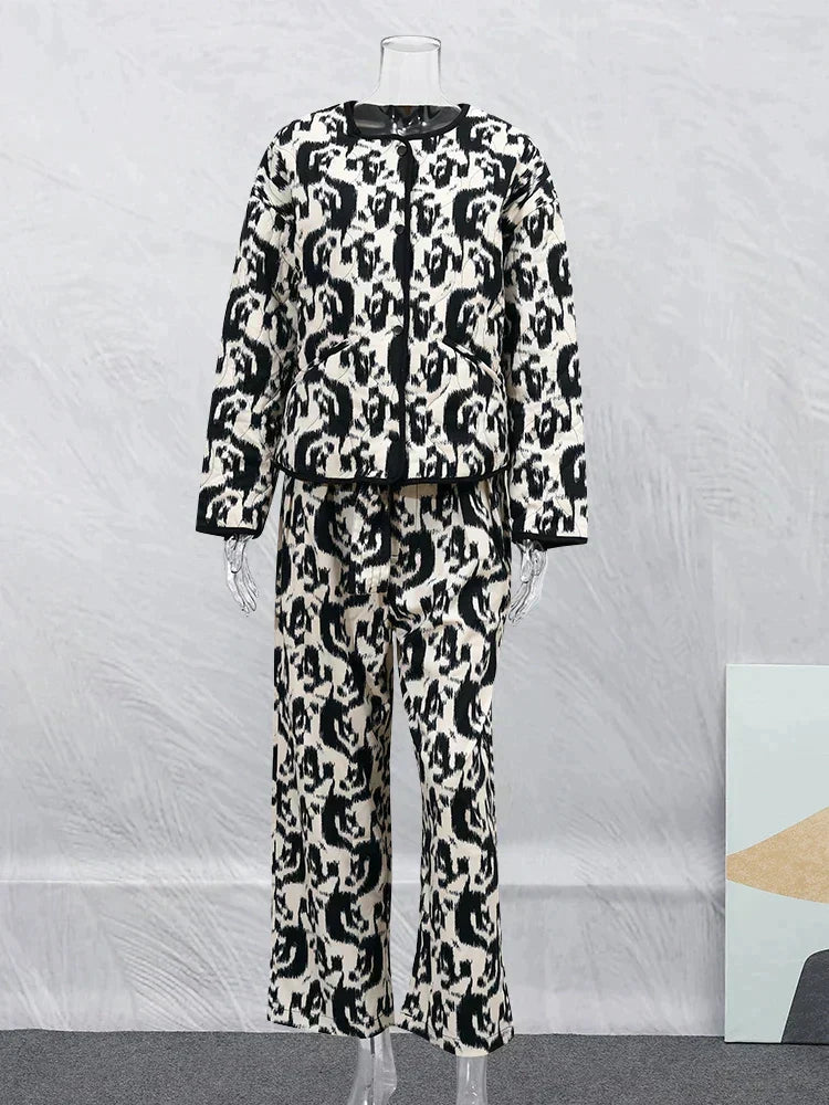 Diana - Mantello vintage con stampa floreale