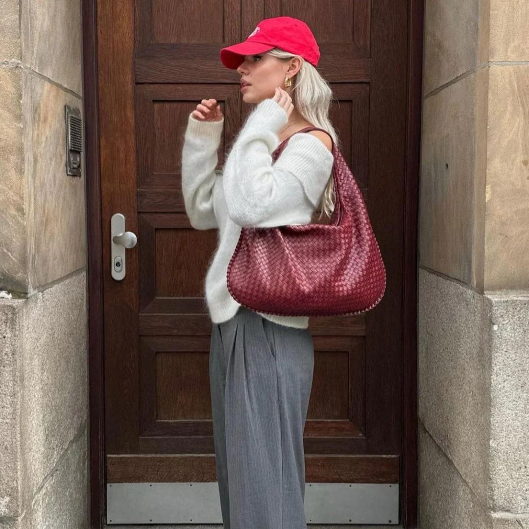 Bolso hobo estructurado para mujer con bandolera ajustable