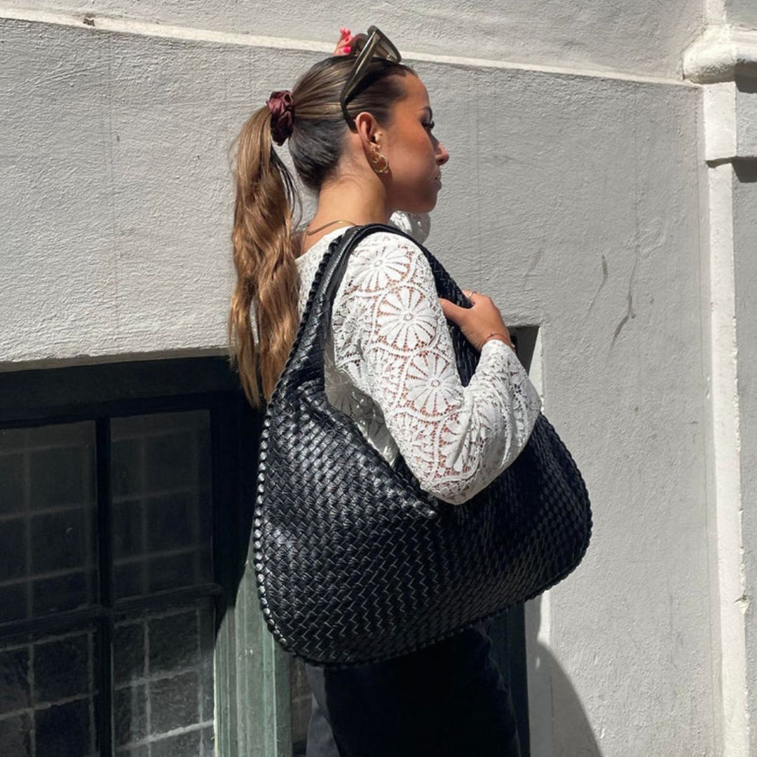 Bolso hobo estructurado para mujer con bandolera ajustable