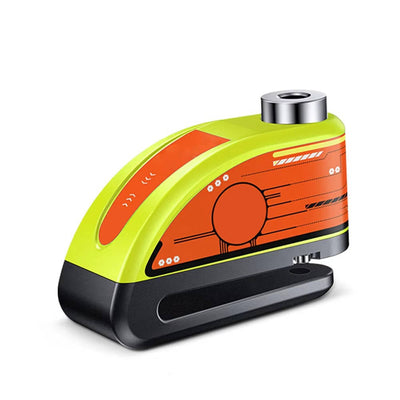 Alarma de bloqueo de disco para motocicleta con protección impermeable y sirena de 120dB - Recargable por USB con batería de larga duración