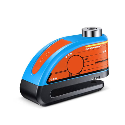 Alarma de bloqueo de disco para motocicleta con protección impermeable y sirena de 120dB - Recargable por USB con batería de larga duración