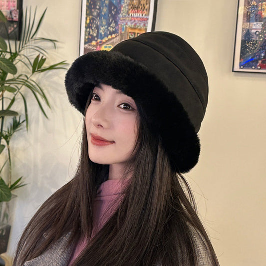 Bonnet en fourrure douillet et élégant pour femmes