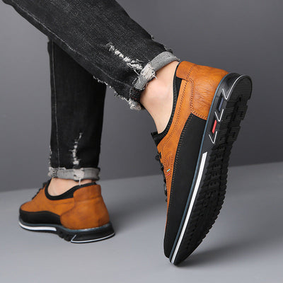 Handgefertigte lässige vegane Lederschuhe