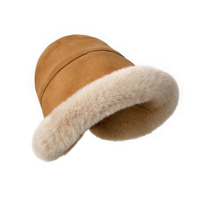 Sombrero de piel para dama, cómodo y elegante.