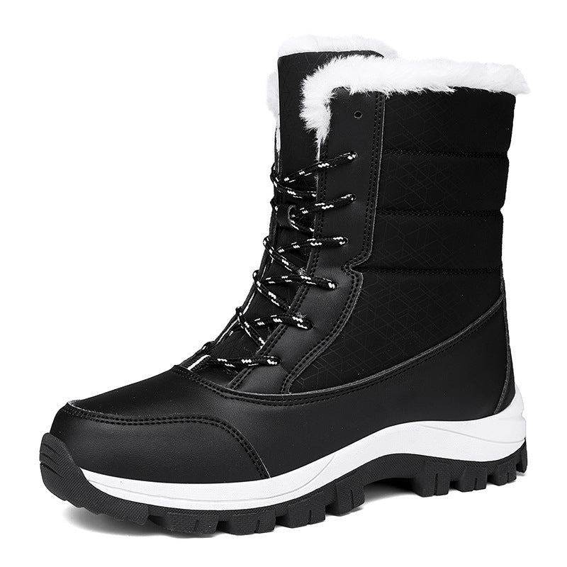 Wasserdichte Snowboots für Frauen - isolierte Winterstiefel mit rutschfester Sohle