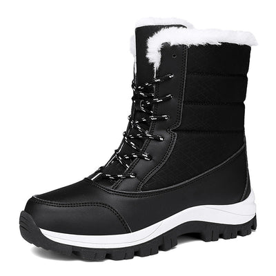 Wasserdichte Snowboots für Frauen - isolierte Winterstiefel mit rutschfester Sohle