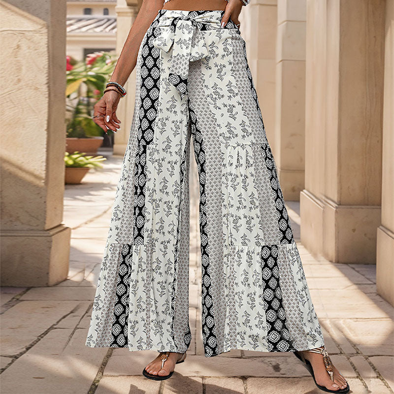 Elodia | Hochgeschnittene Hose mit weitem Bein