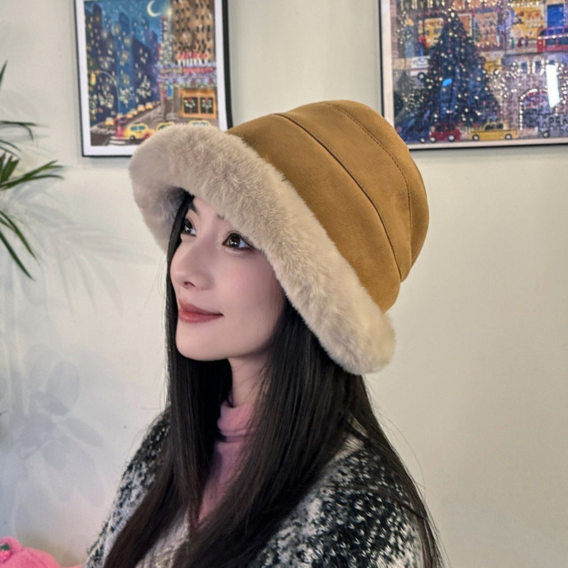 Bonnet en fourrure douillet et élégant pour femmes