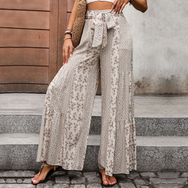 Elodia | Hochgeschnittene Hose mit weitem Bein