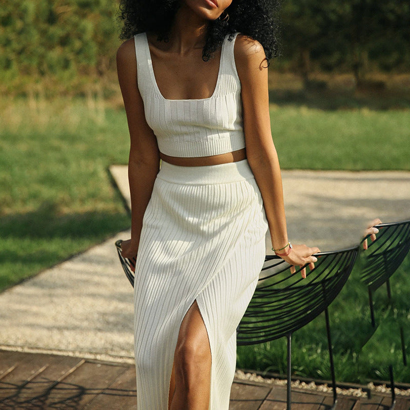 Faysa | Falda midi ajustada de talle alto