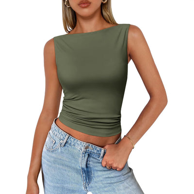 Schickes ärmelloses Damen-Tanktop – Slim Fit & ganztägiger Komfort