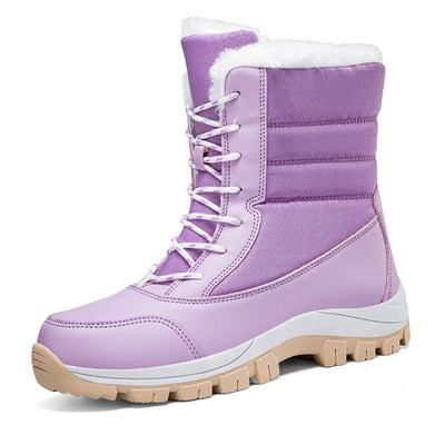 Wasserdichte Snowboots für Frauen - isolierte Winterstiefel mit rutschfester Sohle
