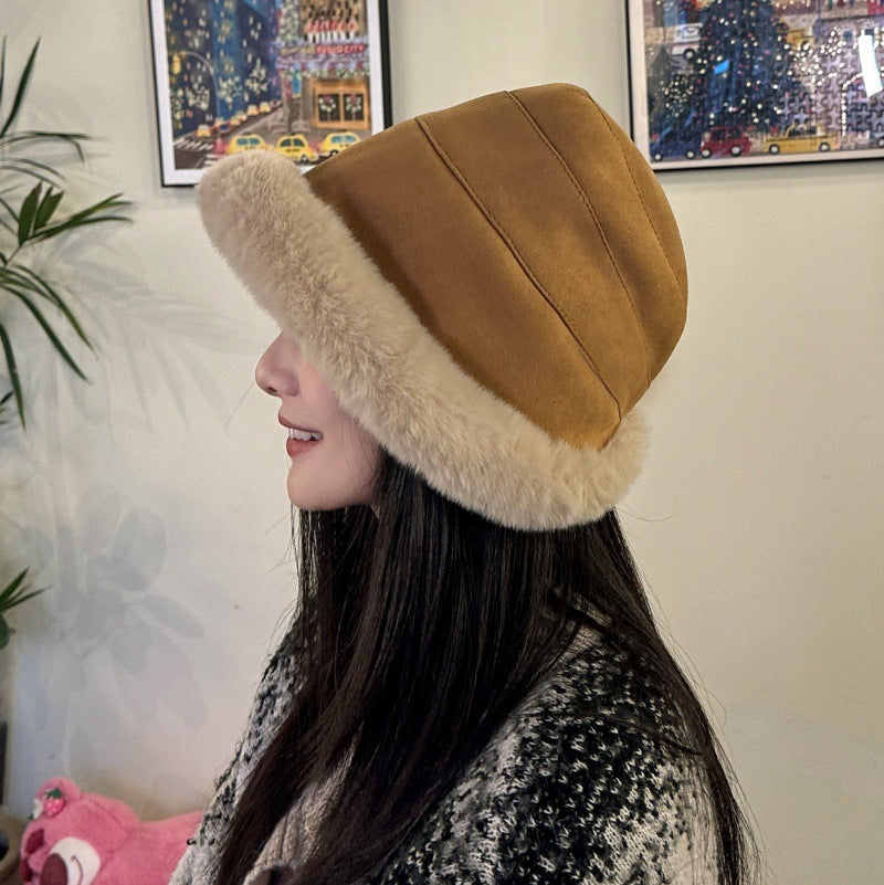 Bonnet en fourrure douillet et élégant pour femmes