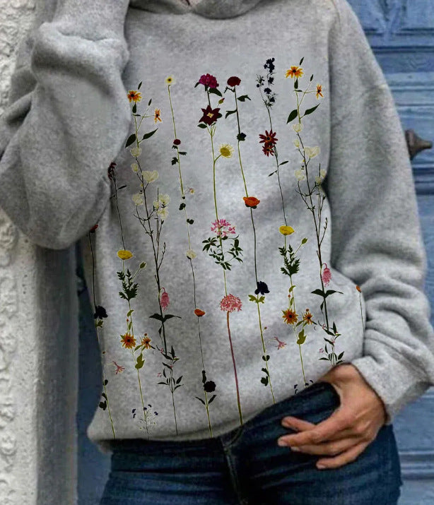 Floral Hoodie for Women