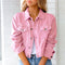 Schlichte Damen-Jeansjacke mit Knöpfen