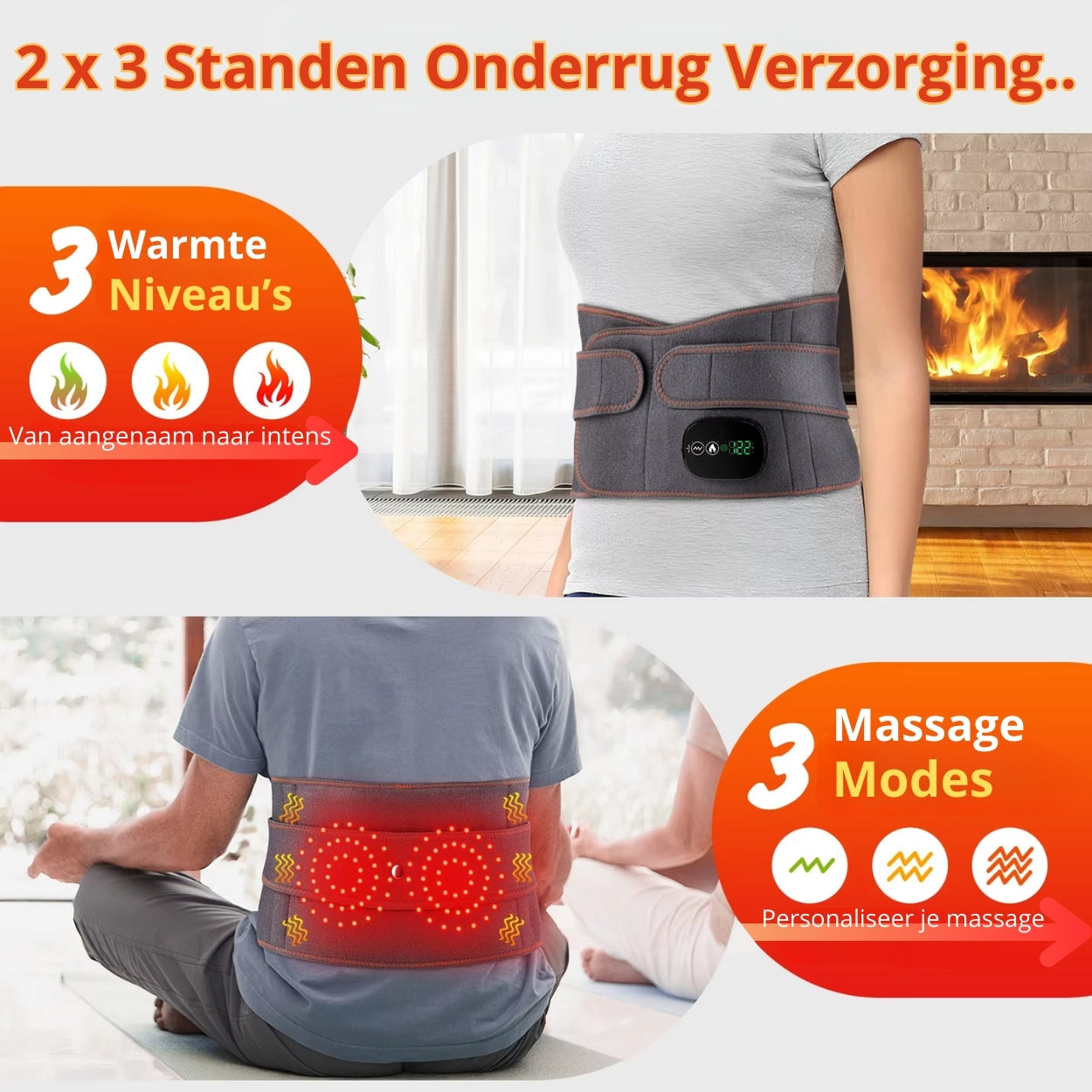 Infrarotwärme - unterer Rücken