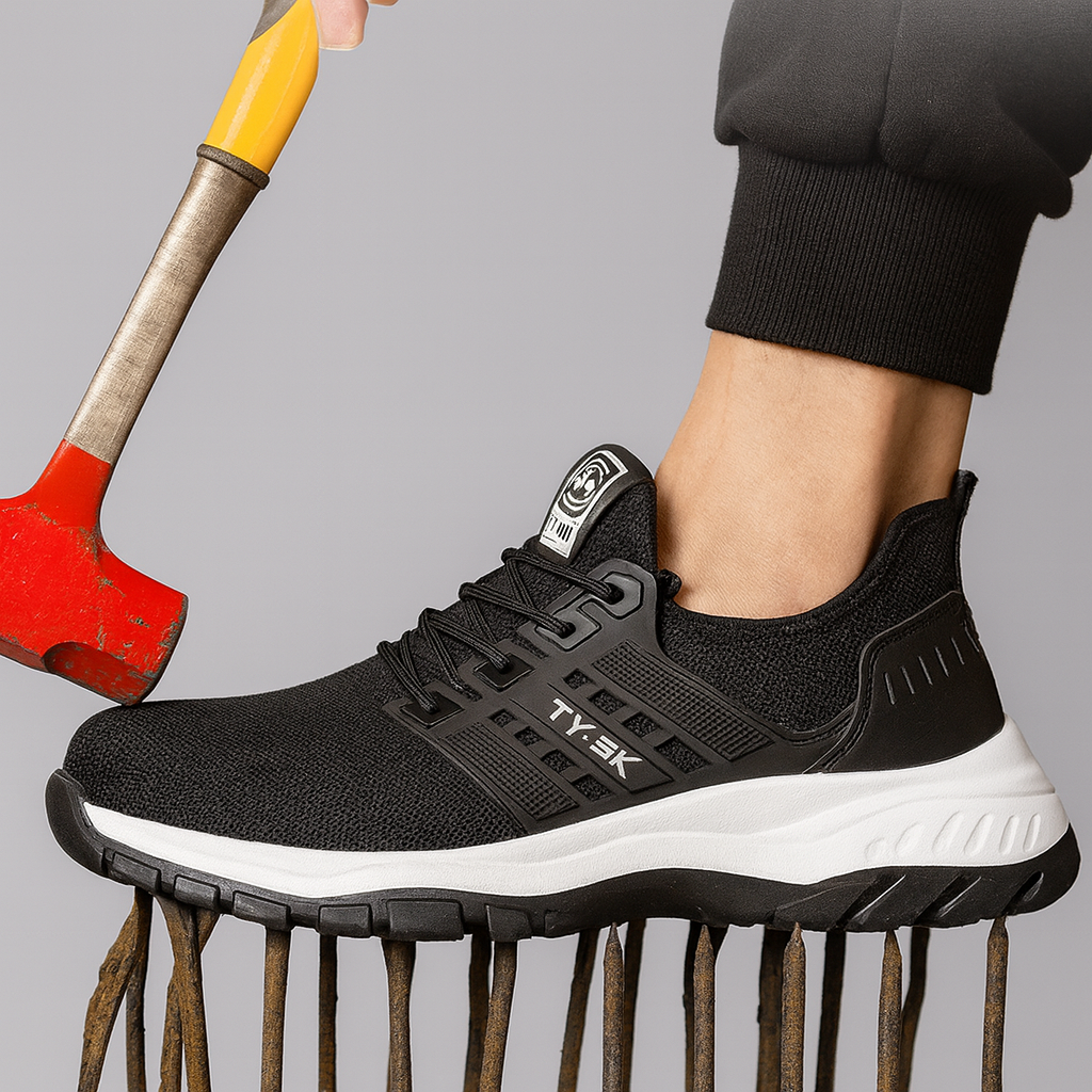 Orthopedic work and safety shoes