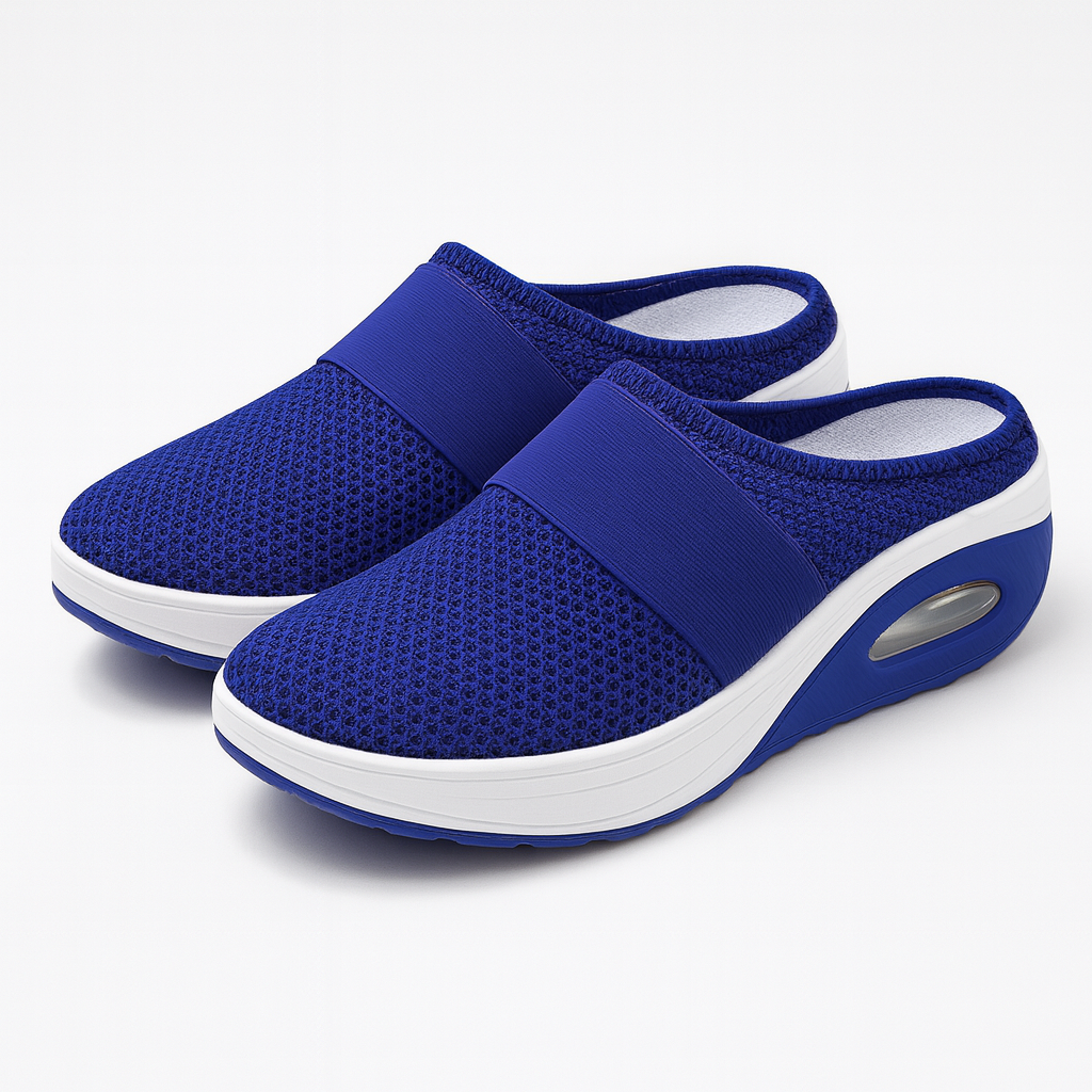 Orthopedic air-cushioned shoes blue