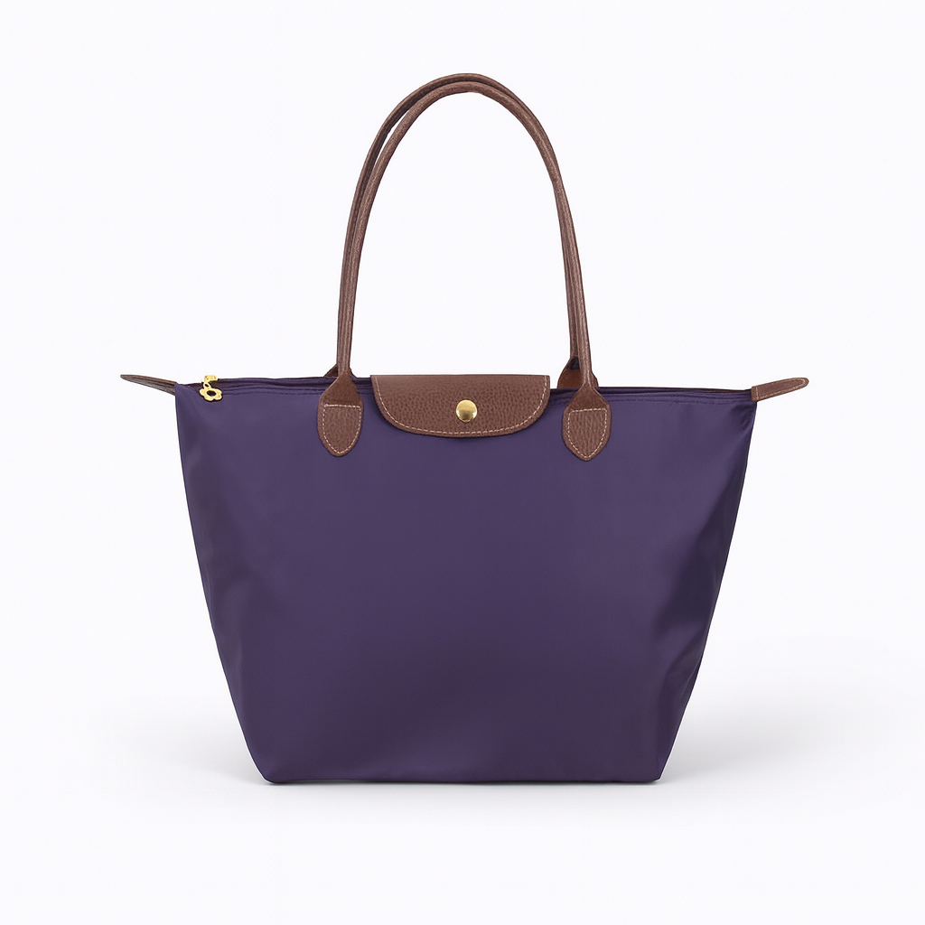 Oxford shoulder bag violet