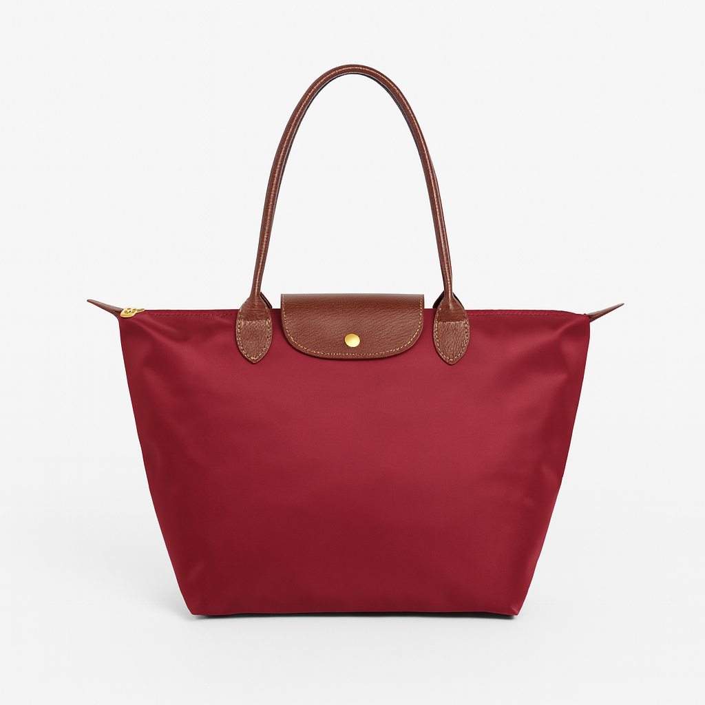 Oxford shoulder bag dark red