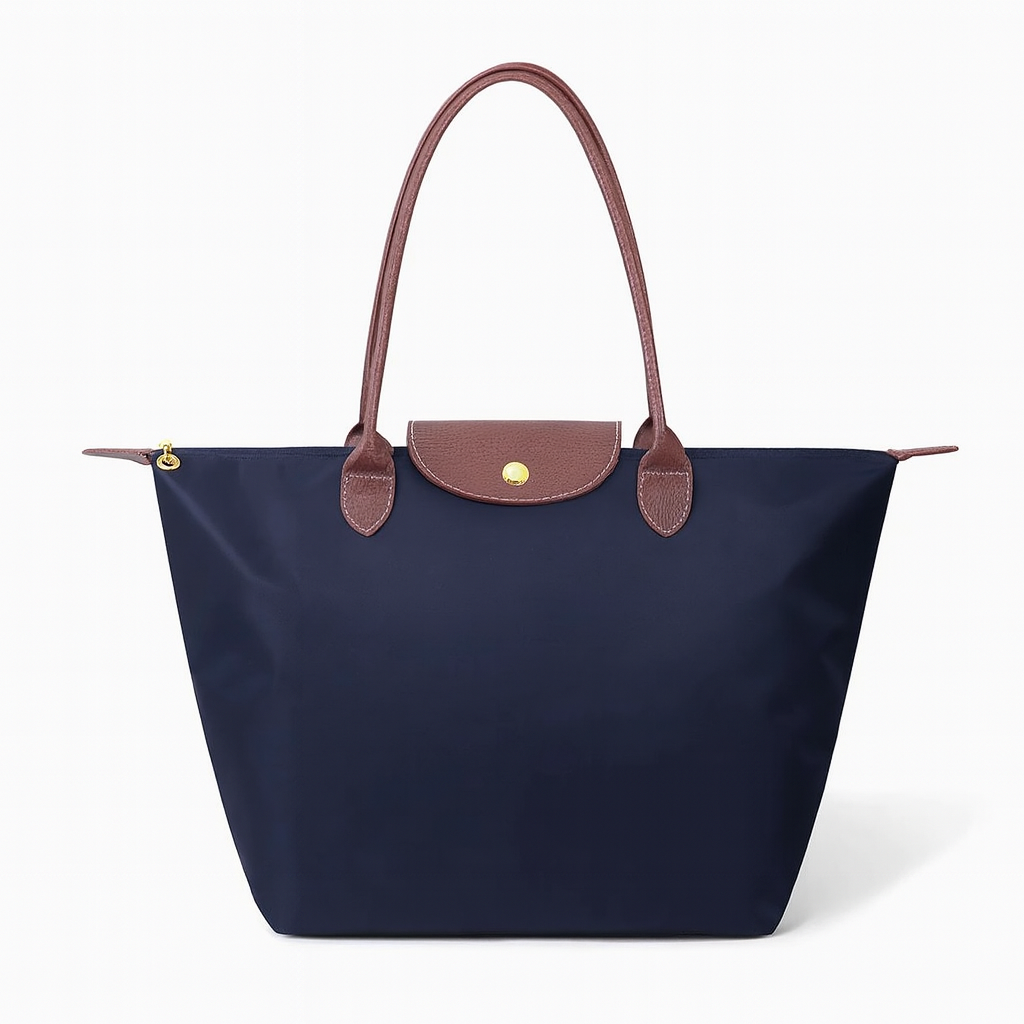 Oxford shoulder bag navy blue