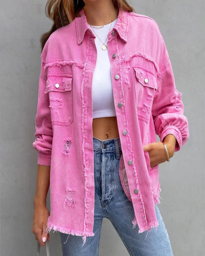 Émile getragene Jeansjacke - zeitloser Stil mit modernem Touch